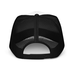 Cappello Trucker in Schiuma con Logo Stampato - Berretto Casual Streetwear a 5 Pannelli - Product Image 5