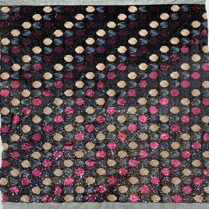 Tissu en maille 5mm boules colorées paillettes Dobby sergé tissé Techniques pour sacs de broderie chapeaux accessoires pour garçon Patchwork Sequin - Product Image 2