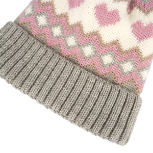 <span class=keywords><strong>Bonnet</strong></span> personnalisé pour <span class=keywords><strong>fille</strong></span>, doux, épais, chaud, tricoté pour l'hiver, avec pompon et écharpe assortie - Product Image 5