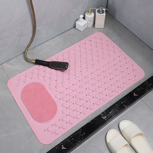 Tapis de douche antidérapant de bonne qualité avec brosse pour nettoyer les pieds, tapis de bain en silicone - Product Image 5