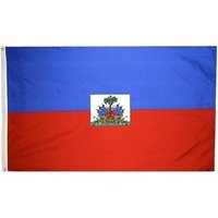 Vente en gros drapeau haïtien imprimé 3x5ft 90x150 cm drapeau national haïtien