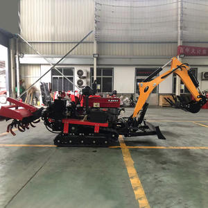 เครื่องพรวนดินแบบโรตารี่ราคาประหยัด เครื่องยนต์ดีเซล สำหรับการเกษตร ใช้ได้กับสวนขนาดเล็ก  ขับเคลื่อนได้ทุกสภาพพื้นผิว  รถไถเดินตามขนาดเล็ก  ใช้ได้ทั้งในช่วงน้ำและขาดน้ำ - Product Image 2