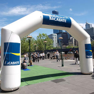 Ligne d'arrivée de début Arc de course Événements sportifs de marque Équipement publicitaire Arc de jeu de football Porte d'arche de course - Product Image 4