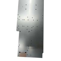 Refroidisseur en aluminium, plaque froide à eau en aluminium avec tube en cuivre intégré, plaque froide liquide
