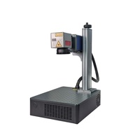 Máquina de Corte Láser de Fibra de Escritorio de 30W para Grabado de Piedra, Equipo de Corte Láser Industrial para Metal y Piedra