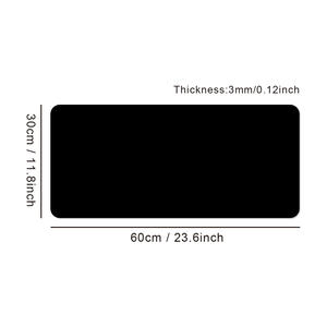 2026 Hotsale logotipo personalizado <span class=keywords><strong>precio</strong></span> de fábrica Color negro puro alfombrillas de ratón escritorio grande alfombrillas de teclado OEM alfombrilla de ratón de goma Natural - Product Image 3