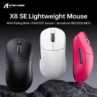 ATTACK SHARK X8 SE 55g Mouse Gaming Nirkabel Super Ringan BK52820 Mouse Tri-Mode 25000DPI Baterai 500mAh 6 Tombol yang Dapat Diprogram
