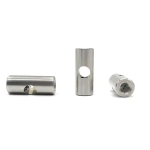 Stainless steel ss 304 a286 ansi 316 a2-70 a4-70 dowel hole barrel nut thread round m10 barrel nut titanium barrel nut