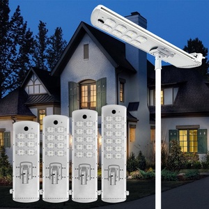 Solar LED Street <b>Light</b> Aluminum Alloy IP66 5000K Daylight <b>Wall</b> Mount Outdoor Lighting 10-Year Warranty <b>Remote</b> <b>Control</b> - Product Image 4