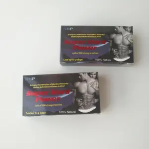 Pillendoos 7 dagen plastic fles cSuper hard power Mannelijke seksuele Enhancement Geneeskunde Capsules display box voor pil