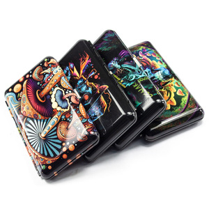 New vuông kim loại thuốc lá trường hợp hộp lưu trữ tùy chỉnh hình nón Ống trường hợp - Product Image 3