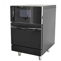 Horno de Convección Inteligente de Acero Inoxidable de 17L, Horno de Alta Velocidad para Mostrador, Horno Comercial de Circulación de Aire Caliente para Hornear Pizza