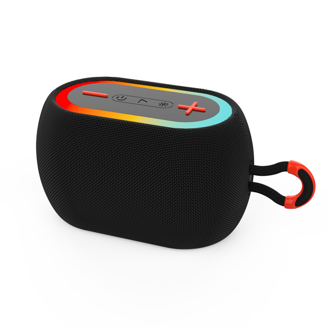 Wireless 5.2 LED Light Speaker Supports Aux TF Card Outdoor IPX2 Waterproof Stereo Music Portable Rechargeable Battery RGB