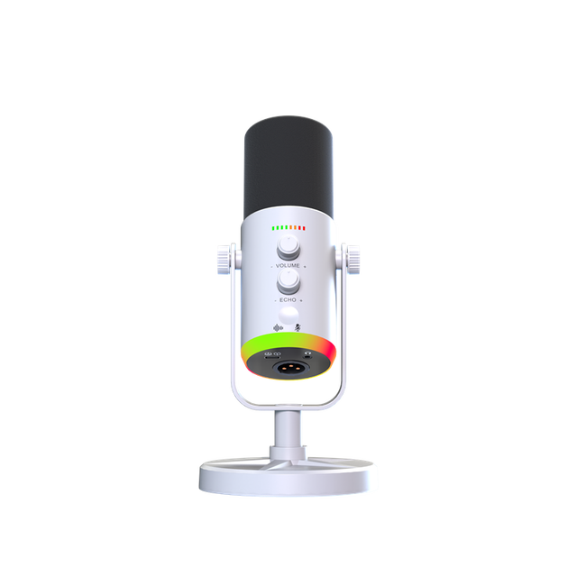 RGB USB Recording Gaming Microphone for PC Desktop RGB Gaming Microphone with Tripod Stand Pop Filter & Shock Mount