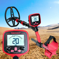 Détecteur de métaux TX850L pour utilisation souterraine, haute sensibilité, écran rétroéclairé, localisation précise, détection professionnelle des trésors