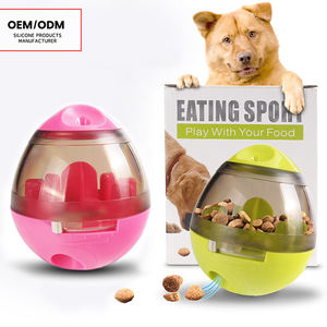 Alta calidad respetuoso con el medio ambiente divertido perro alimentador lento entrenamiento tratar bola mascota movimiento interactivo juguetes vaso dispensación de alimentos - Product Image 1