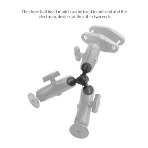 VINmounts Support a tete spherique triple avec boule 1.5 pouces, reglable a 360°, pour plusieurs appareils VIN-C-045 - Product Image 4