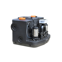 Pompe de relevage des eaux usées pour sous-sol, hauteur de refoulement 13m, débit 26m³/h, système de levage des eaux usées, OEM ODM OBM personnalisé, garantie 1 an, 220V