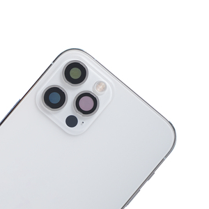 غطاء بطارية بجودة أصلية جديد، هيكل زجاجي وكابلات مرنة لهاتف iPhone 12 Pro و 12 Pro Max مع شعار وتصميم شريطي - Product Image 5