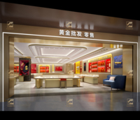 2025 Designer moderne lumière LED bijoux vitrine armoire métal et MDF matériel pour magasin centre commercial détail Showroom