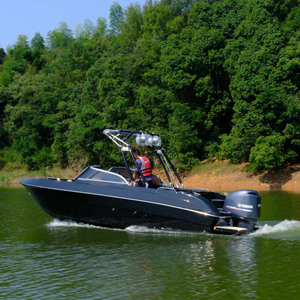 Bateau à moteur en fibre de verre de 6,2 m de long, bateau de sport nautique, <span class=keywords><strong>mini</strong></span>-yacht pour 7 personnes, bateau de pêche familial en FRP, moteur hors-bord, bateau rapide - Product Image 2