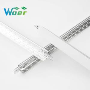 Système <span class=keywords><strong>de</strong></span> grille <span class=keywords><strong>de</strong></span> plafond en acier galvanisé moderne <span class=keywords><strong>de</strong></span> <span class=keywords><strong>type</strong></span> U, série 38H/32H, épaisseur 0,18-0,5 mm, léger et haute résistance, pour plafond principal - Product Image 1