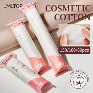 LMLTOP - Discos de Algodón Biodegradables de 3 Capas para Desmaquillar, Discos de Algodón para Limpieza Facial, para Tiendas Minoristas, Bajo MOQ, Paquete a Granel - Product Image 2
