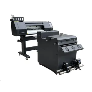 High quality 70cm dtf inkjet printers sublimation printing machine and shaker 2 heads i3200 xp600 70 60 cm dtf printer
