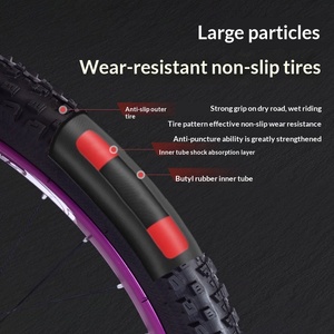 Vélo de Montagne <span class=keywords><strong>26</strong></span> Pouces 9 Vitesses en Acier Carbone Haute Résistance, Frein à Disque Hydraulique Double Suspension, Vente Directe Usine - Product Image 4