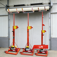 Table élévatrice électrique maniable de 150 kg pour l'installation de portes à enroulement et la maintenance de portes industrielles