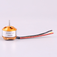 A2208 2208 Moteur sans balais KV1100/1400/1800/2600 pour moteur électrique d'avion RC Copter/Multi-Axis UAV