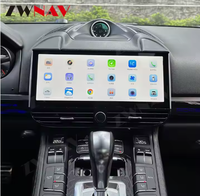 ZWNAV pemutar Multimedia Radio mobil, 12.3 inci layar sentuh Android 13.0 untuk Porsche Cayenne 2010-2016 navigasi GPS Carplay