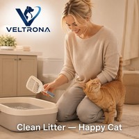 Pelle à litière antiadhésive avec crémaillère, support sur pied, design à fentes, outil de nettoyage des déchets d'animaux, vente en gros