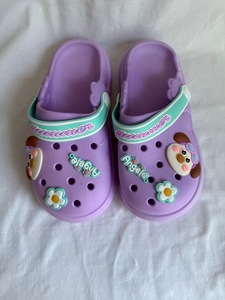 Ciabatte EVA viola per ragazze, taglia 35-40, antiscivolo, scarpe estive, stile slip-on, colore unico, calzature per bambini - Product Image 6