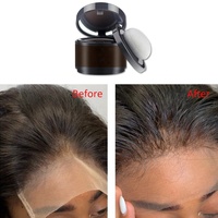 OEM Warna Renda Dahi Bubuk Tipis Lembut Garis Pang Shadow Penutup Botak Rambut Concealer Penutup Akar Makeup Kecantikan