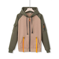 Cardigan à capuche zippé pour homme avec plusieurs poches, veste décontractée de sport à capuche pour le printemps et l'automne, idéale pour le quotidien