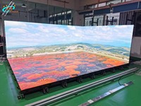Système de treillis mural en aluminium pour écran LED personnalisé avec support au sol
