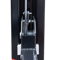 Elevador de Autos de Cuatro Postes ZhongTai ZT-1740S y Máquina de Alineación de Cuatro Ruedas 3D, Combo con Capacidad de 4 Toneladas para Taller de Reparación de Automóviles