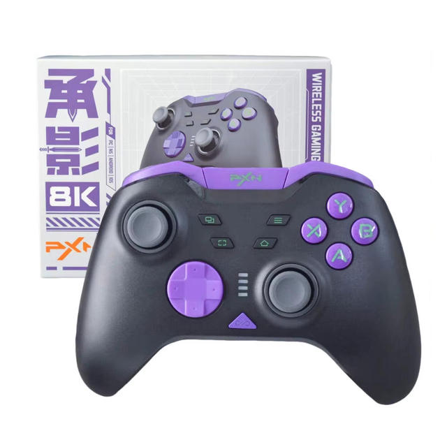 New PXN P5 8K Three Mode Wireless Game Controller 8000Hz Polling Rate Hall Trigger Gamepad for PC Switch Smartphone