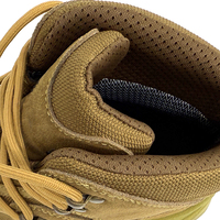 Bottes de travail unisexes MAXITOUGH pour la soudure et la construction, imperméables, avec embout en acier, résistantes aux perforations, antidérapantes, en daim, pour la randonnée