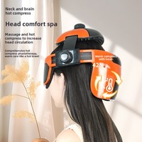 Integriertes Kopf-und Augen massage werkzeug Elektrischer Wärme luftdruck Vibrationshelm-Kopfhaut massage gerät