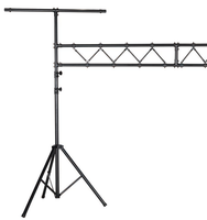 LEILEI LS01 support de ferme d'éclairage DJ réglable en hauteur avec t-bar, équipement de système de scène