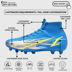 Chaussures de football pour hommes et femmes, crampons <span class=keywords><strong>d</strong></span>'entraînement sportifs, crampons de terrain synthétique, crampons légers et souples, crampons de football, crampons de sport, crampons <span class=keywords><strong>d</strong></span>'entraînement, crampons <span class=keywords><strong>d</strong></span>'origine bon marché, nouvelle collection 2025 - Product Image 2