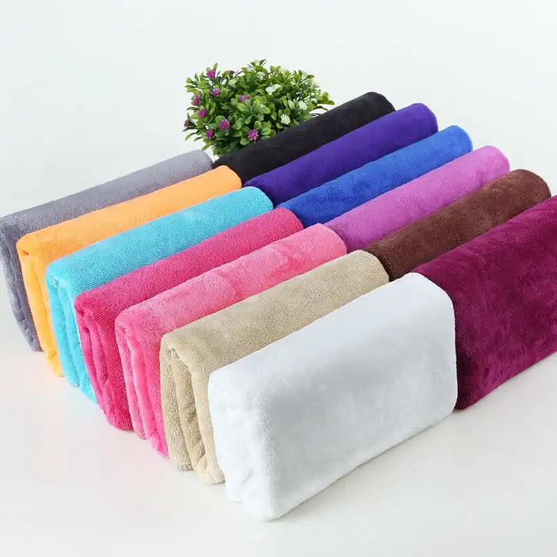 Commercio all'ingrosso di qualità Premium custom panno in microfibra super soft ultra-dry e assorbente asciugamani capelli e asciugamani per il viso per le donne