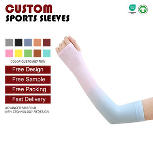 Customize Cycling Sports Fashionable <strong>Sleeve</strong> Outdoor Ice Fabric Extended Cycling Arm Sunscreen Ice <strong>Sleeve</strong> - Product Image 1
