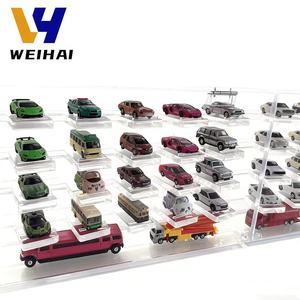 เคสโชว์โมเดลรถพิพิธภัณฑ์อะคริลิกแบบลอยพร้อมไฟ LED สำหรับรุ่น1:64กล่องซ้อนแบบแยกส่วนสำหรับ <span class=keywords><strong>TOMICA</strong></span> - Product Image 1