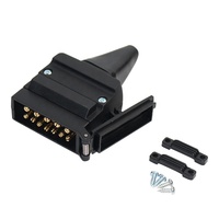 Connecteur de remorque robuste 12 broches plat mâle adaptateur de lumière de remorque pour camion