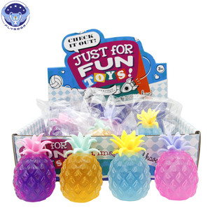 Pelota Antiestrés de Piña con Polvo Dorado, Juguetes Sensoriales, Pelotas de Maltosa con Forma de Fruta, Piña y Uva, para Reducir el Estrés, Bolas Blanditas - Product Image 6