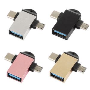 <strong>2</strong> in 1 USB3.0 to Micro B Type C <strong>USB</strong> Converter OTG Adapter for Android Phone U Disk Mouse - Product Image 5