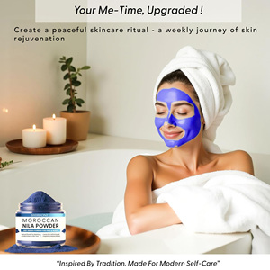 <span class=keywords><strong>Masque</strong></span> facial en argile bleue marocaine <span class=keywords><strong>Nila</strong></span>, OEM/ODM, <span class=keywords><strong>masque</strong></span> en argile, minimiseur de pores, détoxifiant, éclaircissant - Product Image 3
